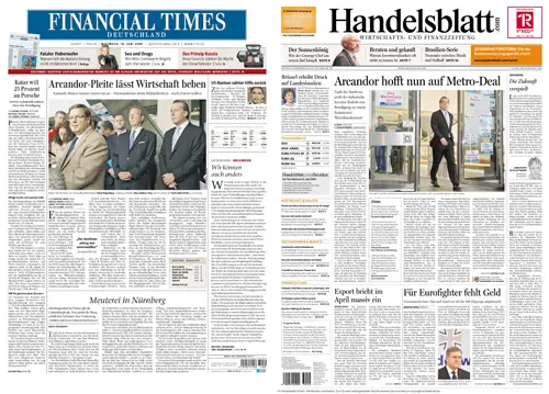 FinancialTimes Deutschland & Handelsblatt vom 10.06.2009