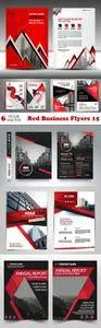 Vectors - Red Business Flyers 15