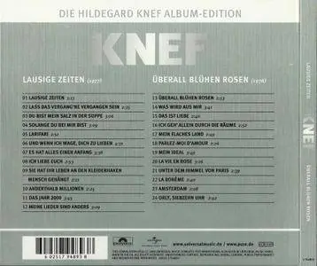 Hildegard Knef - Lausige Zeiten (1977) & Überall Blühen Rosen (1978) [2009, Remastered Reissue]