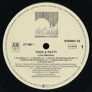 Tuck & Patti - Love Warriors (1989) [Vinyl Rip 16/44 & mp3-320 + DVD] Re-up