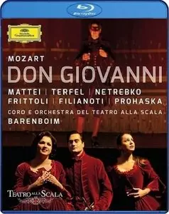 Daniel Barenboim, Orchestra del Teatro alla Scala, Peter Mattei, Bryn Terfel, Anna Netrebko - Mozart: Don Giovanni (2015)