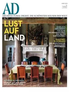 AD Architectural Digest – Die schönsten Häuser der Welt - März 2012