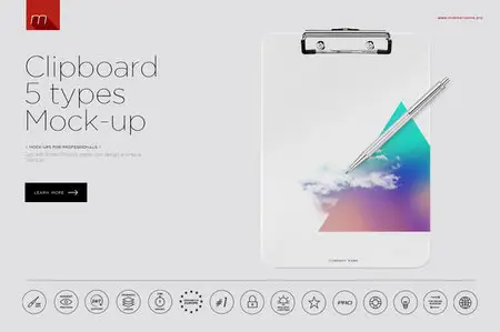 CreativeMarket - Clipboard Mock-up