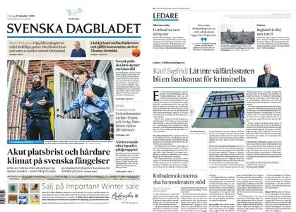 Svenska Dagbladet – 29 oktober 2019