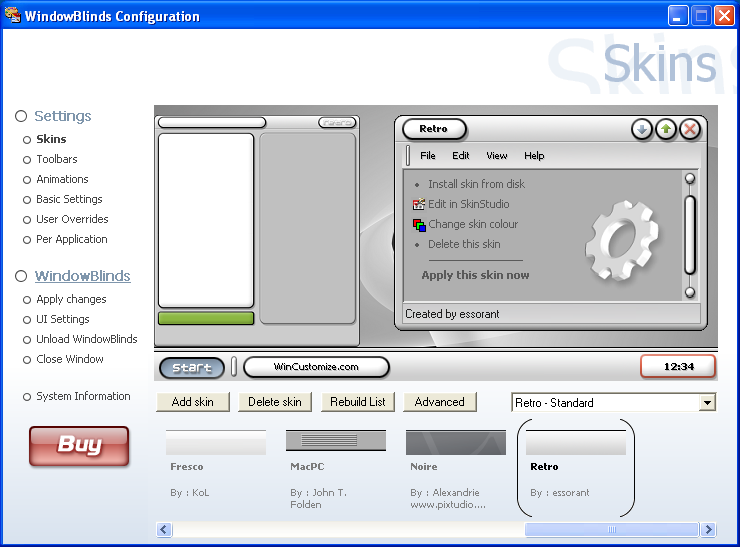 Stardock WindowBlinds 5.5