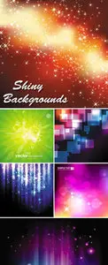 Shiny Backgrounds Vector