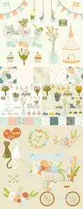 Wedding Design Elements Vector 7