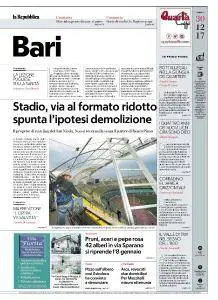 la Repubblica Bari - 30 Dicembre 2017