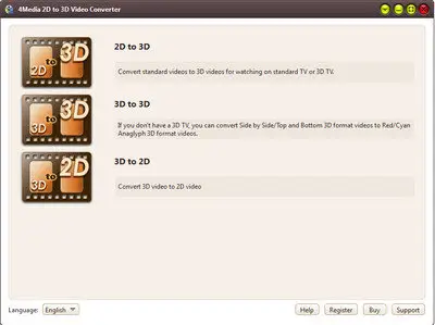 4Media 2D to 3D Video Converter 1.0.0 Build 1202 