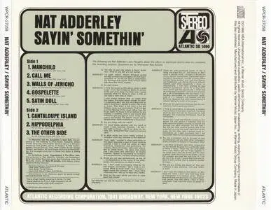 Nat Adderley - Sayin' Somethin' (1966) {2012 Japan Jazz Best Collection 1000 Series WPCR-27058}