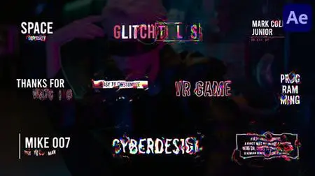 Glitch Liquid Titles | After Effects 37302223