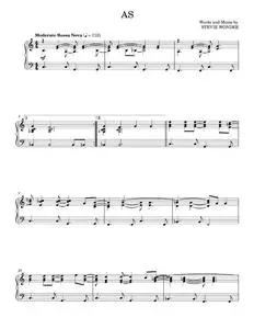 As [Jazz version] - Stevie Wonder (Piano Solo)