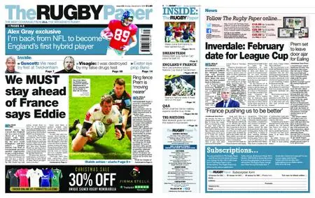 The Rugby Paper – December 06, 2020