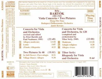 János Kovács, Budapest Philharmonic Orchestra - Béla Bartók: Viola Concerto, Two Pictures, BB 59 (1998)