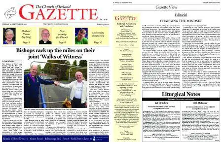 The Church of Ireland Gazette – September 29, 2017