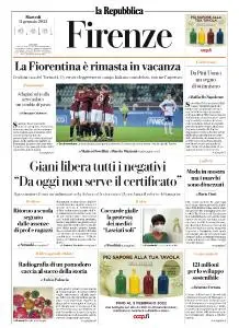la Repubblica Firenze - 11 Gennaio 2022
