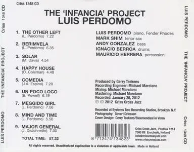 Luis Perdomo - The 'Infancia' Project (2012) {Criss Cross Jazz 1348}