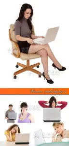 Woman with laptop 4