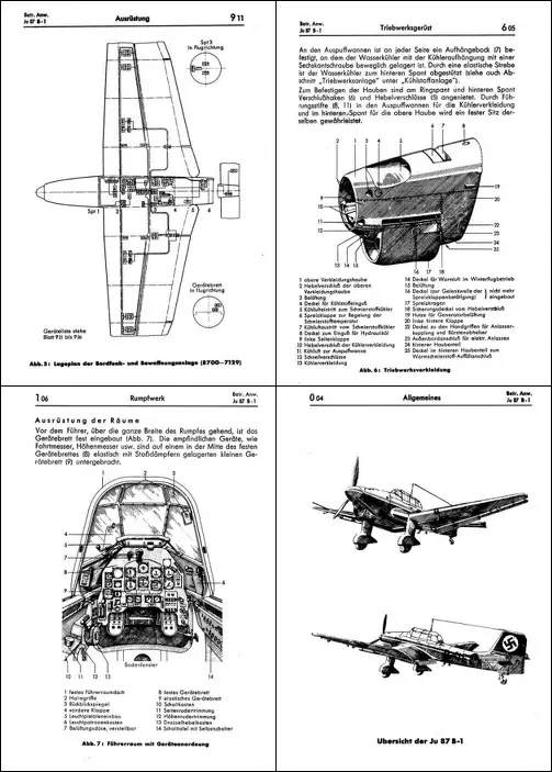 Чертеж ju 87