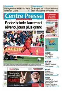 Centre Presse Aveyron - 21 Avril 2024