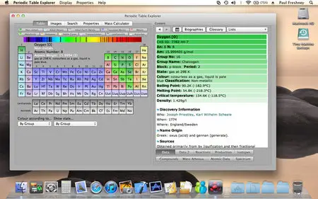 Periodic Table Explorer v1.2 Mac OS X