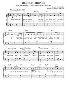 Best Of Friends - Pearl Bailey (Easy Piano)