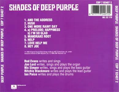 Deep Purple - Shades Of Deep Purple (1968)