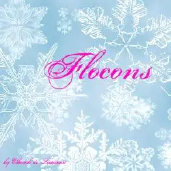 Flocons brushes for Photoshop
