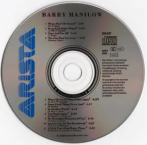 Barry Manilow - Barry Manilow (European Ariola 1989)