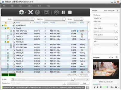 Xilisoft DVD to DPG Converter 6.5.1.0314 + Rus