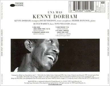 Kenny Dorham - Una Mas (1963) [RVG Edition, 1999]