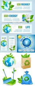 Ecology symbols & banners
