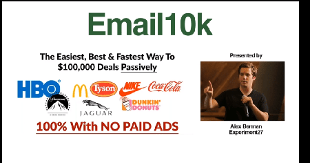 Alex Berman – Email 10k