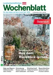 Bayerisches Landwirtschaftliches Wochenblatt Oesterreich - 12. Dezember 2019