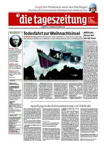 Tageszeitung TAZ vom 16 Dezember 2010