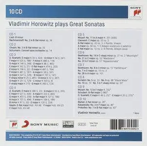 Vladimir Horowitz - Vladimir Horowitz Plays Great Sonatas (10CDs, 2014)