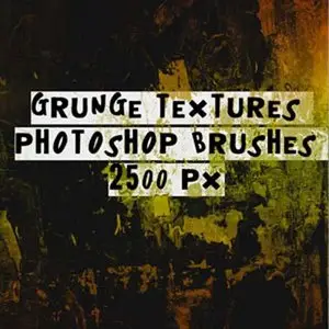 HQ Grunge Textures Photoshop Brushes