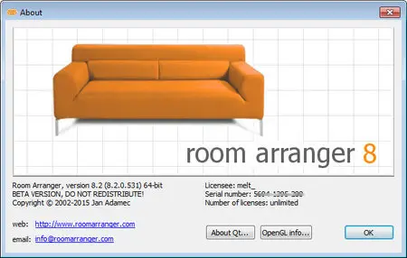 Room Arranger 8.2.0.531 Beta Multilingual (x86/x64)