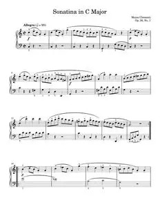 Sonatina in C major Op. 36 No. 1 - Muzio Clementi (Piano Solo)
