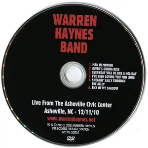 Warren Haynes Band - Man In Motion pre-order bonus DVD (2011) [DVD5 NTSC]