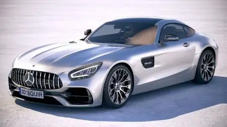 Mercedes AMG GT 2020 3D model (NEW)