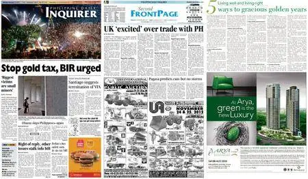Philippine Daily Inquirer – November 12, 2012