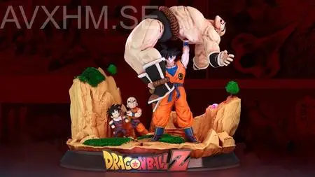 Goku and Nappa Diorama from Dragon ball