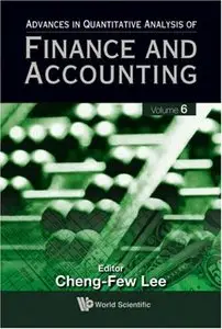 Advances In Quantitative Analysis Of Finance And Accounting, Vol. 6 (repost)