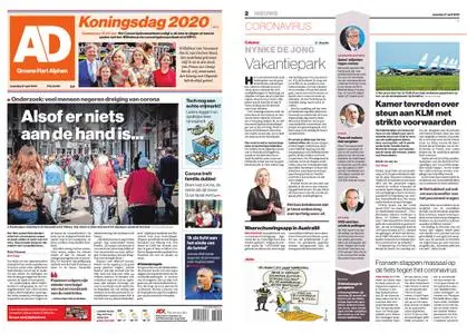 Algemeen Dagblad - Alphen – 27 april 2020