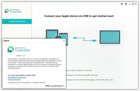 Wondershare TunesGo 4.1.5.0
