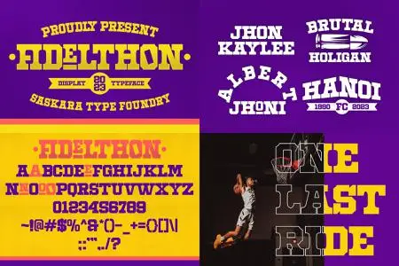 Fidelthon - Display font