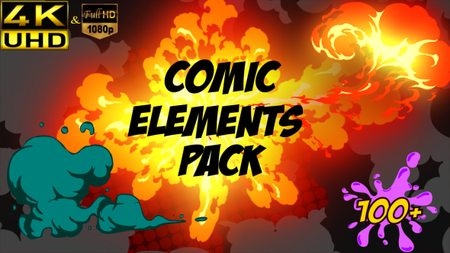 Comic Element Pack - Project for After Effects (VideoHive)