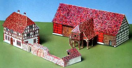 Detailed Architectural Paper Model (N°12)