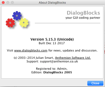 Anthemion Software DialogBlocks 5.15.3 MacOSX